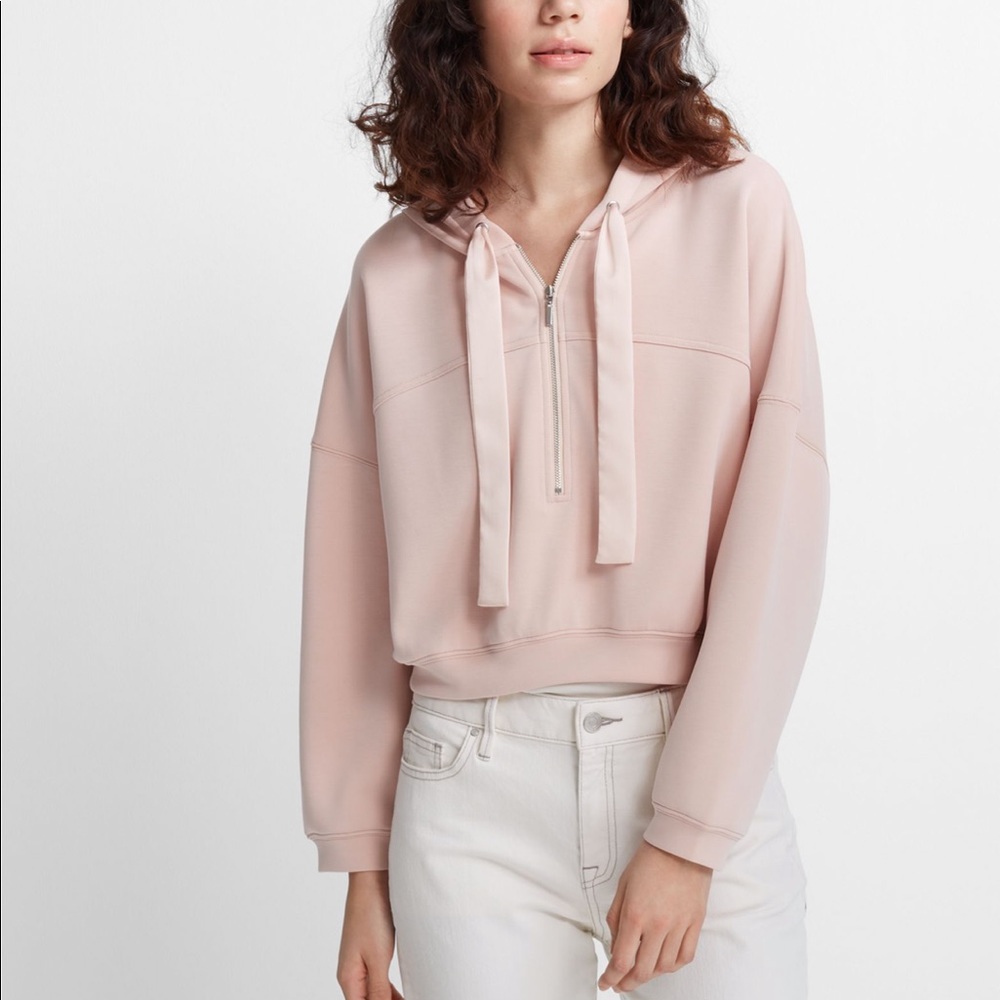 Club Monaco cropped hoodie